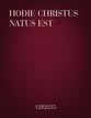 Hodie Christus Natus Est SSAA choral sheet music cover